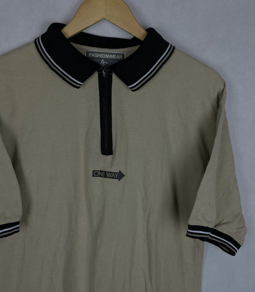 Vintage half-zip T-Shirt Gr. M