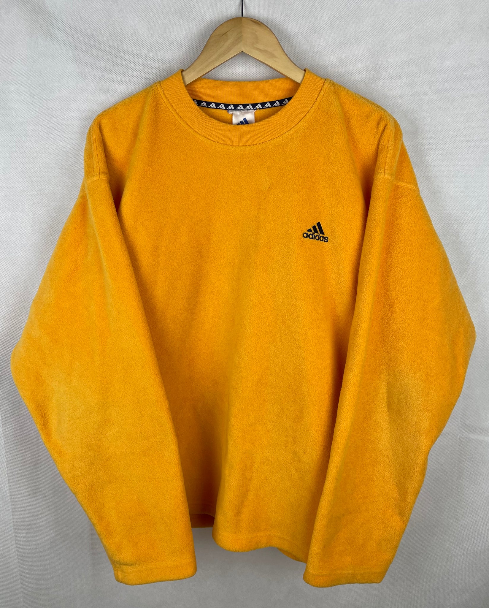 Vintage Adidas Fleecepullover Gr. L