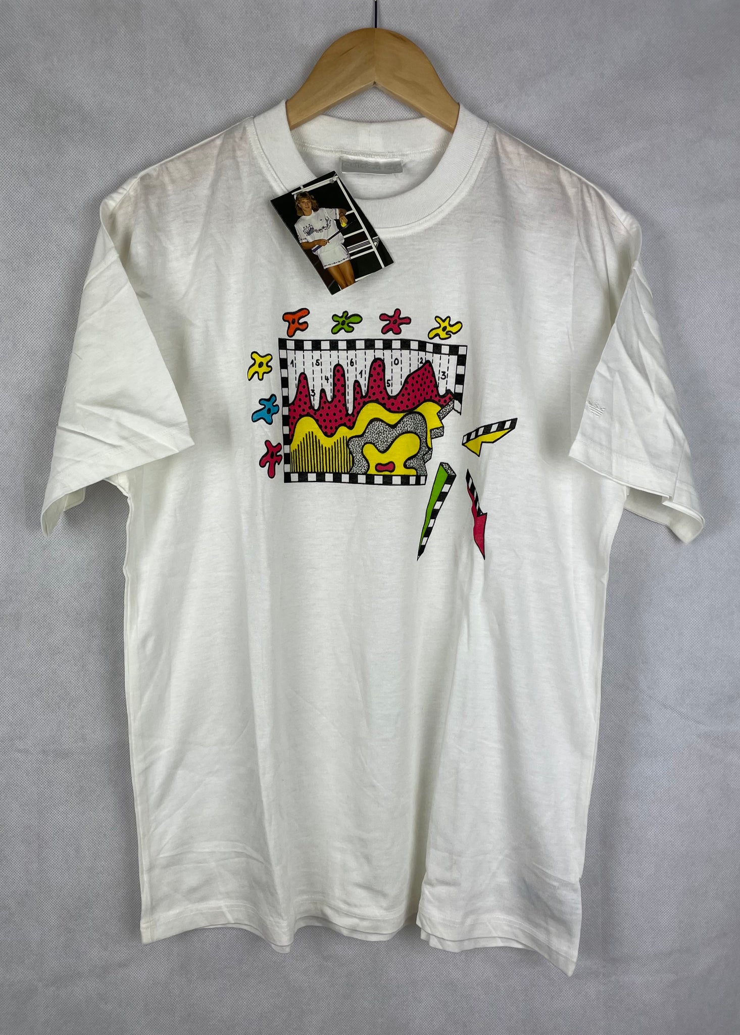 Vintage Adidas T-Shirt Steffi Graf Gr. L Neu