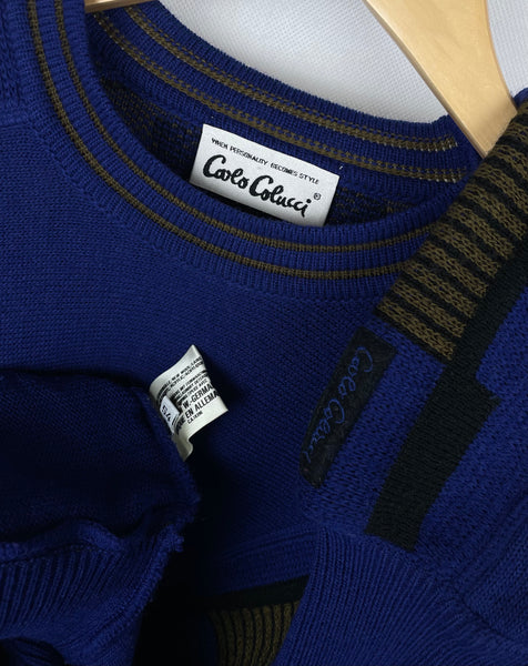 Vintage Carlo Colucci Pullover Gr. XL