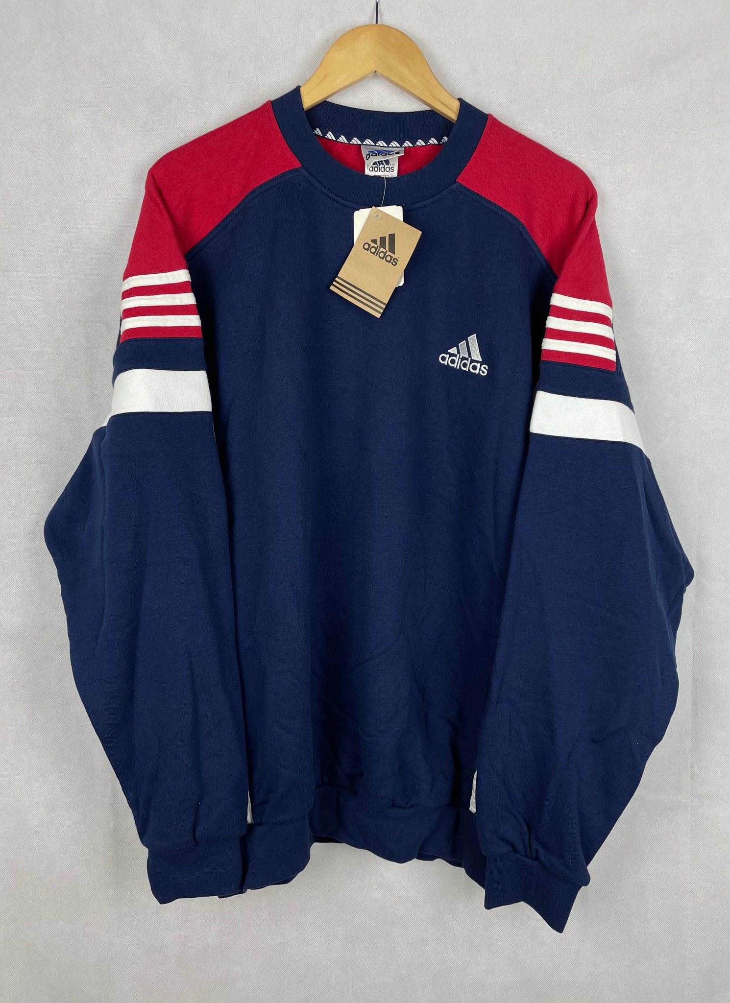 Vintage Adidas Pullover Gr. L Neu